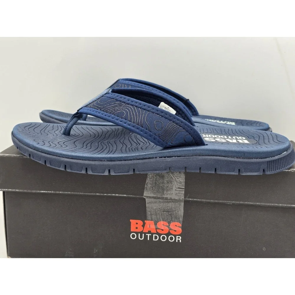 NEW BASS OUTDOOR TOPO THONG Sandal‎ — US SIZE 9 - Ensign Blue - NIB